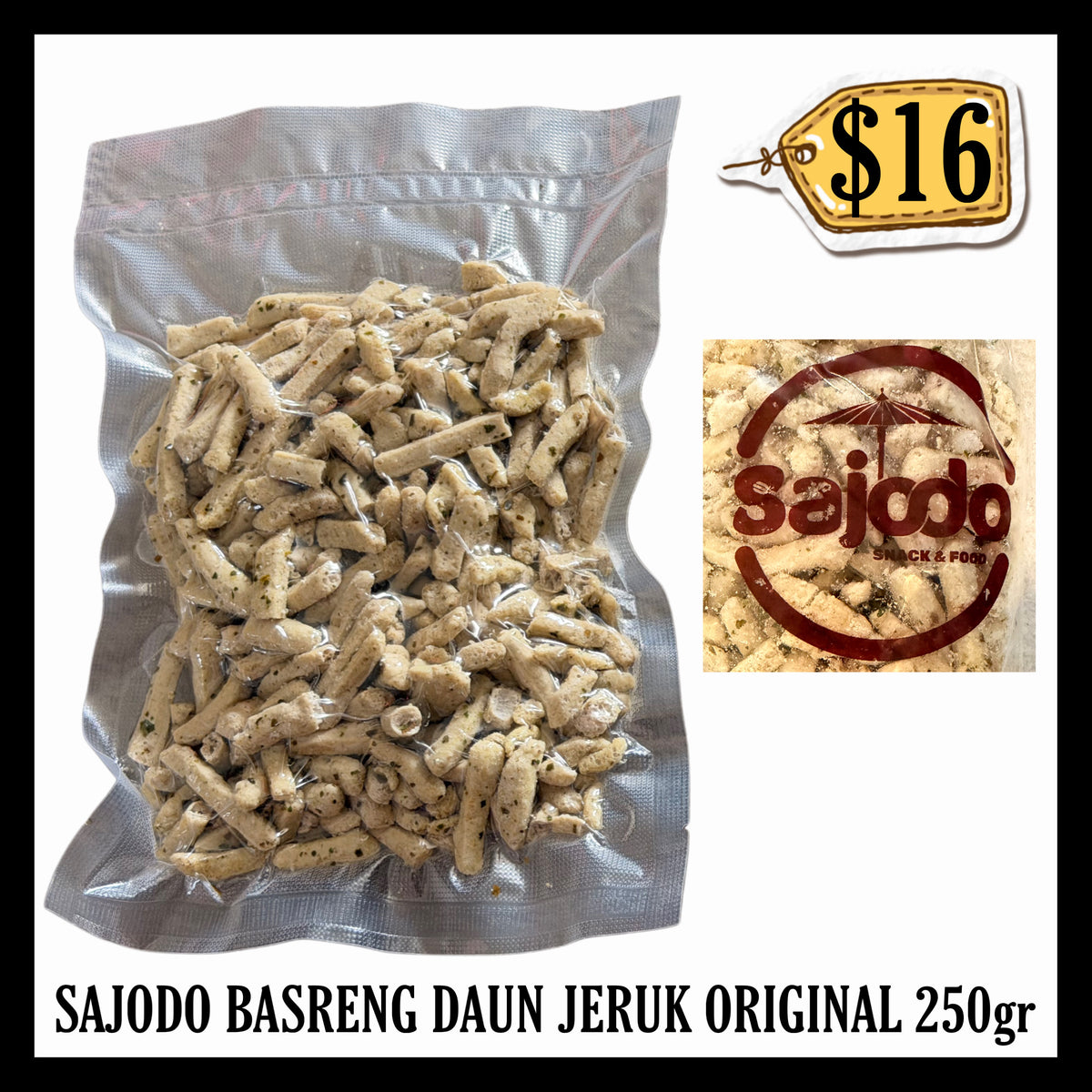 Sajodo Basreng Daun Jeruk Original 250gr