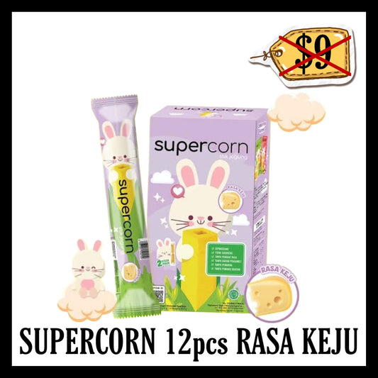(SALE 20% OFF) Supercorn 12pcs Rasa Keju (BB 19 NOV 2025)