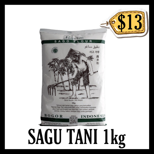 Sagu Tani 1kg Tepung Sagu (BB END JUN 2028)