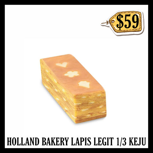 Holland Bakery Lapis Legit 1/3 Keju (BBD 08 NOV 2026)
