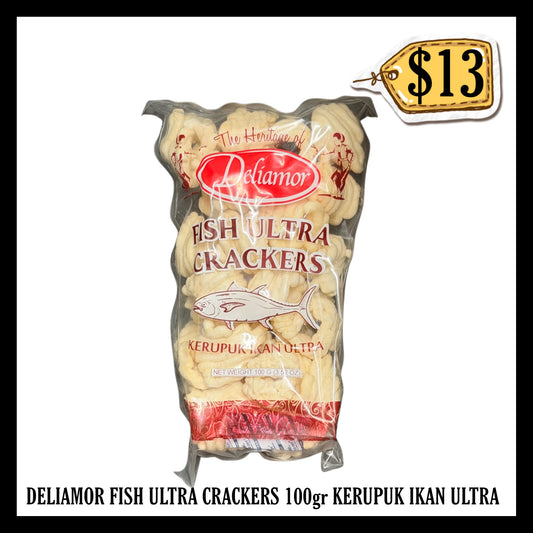 Deliamor Kerupuk Ikan Ultra 100gr Ready To Eat (BBD 10 SEP 2027)