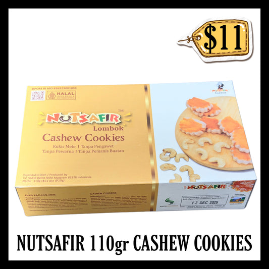 Nutsafir 110gr Cashew Cookies (BBD 12 DEC 2026)