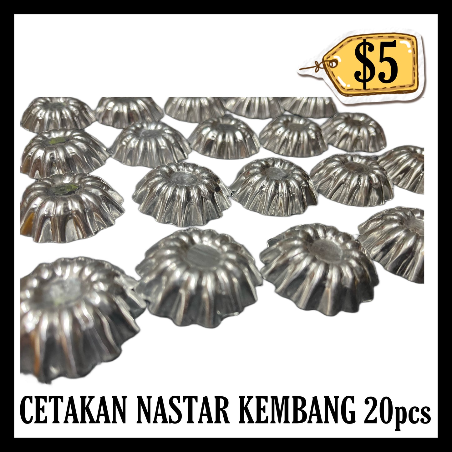 Cetakan Nastar Kembang 20pcs