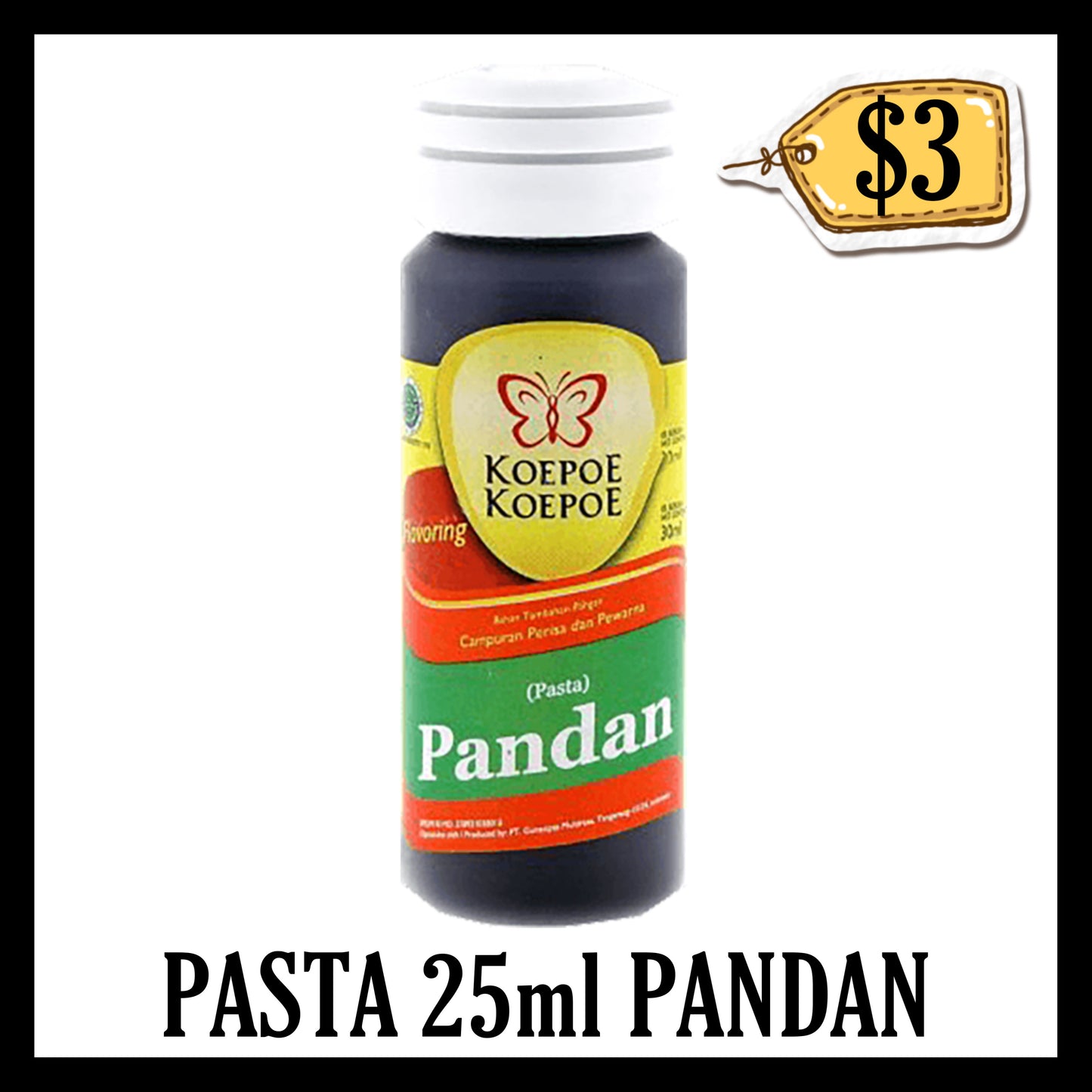 Koepoe Koepoe Pasta 25ml Pandan (BBD 26 MAY 2028)