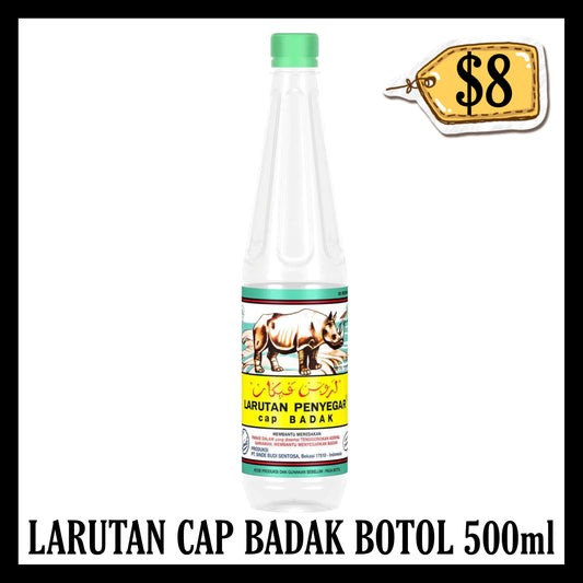 Larutan Cap Badak Botol 500ml (BBD 03 FEB 2031)