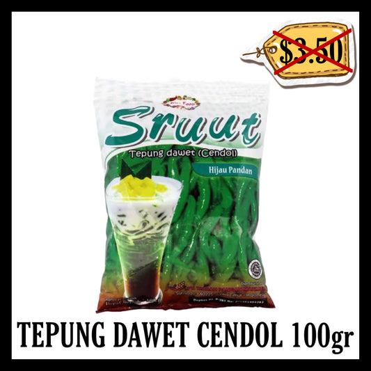 (SALE 20% OFF) Sruut Tepung Dawet Cendol 100gr (BB 30 NOV 2025)