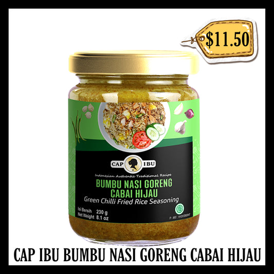 Cap Ibu Bumbu Jar Nasi Goreng Cabai Hijau (BBD 15 MAR 2027)