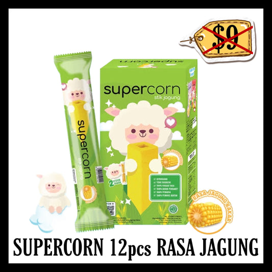 (SALE 20% OFF) Supercorn 12pcs Rasa Jagung (BB 19 NOV 2025)