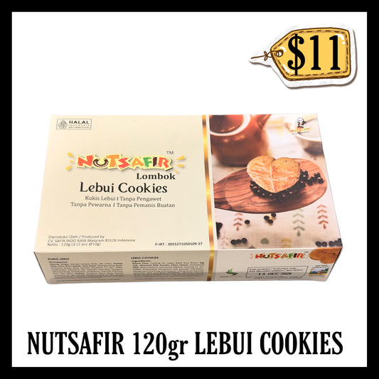 Nutsafir 120gr Lebui Cookies (BBD 19 DEC 2026)
