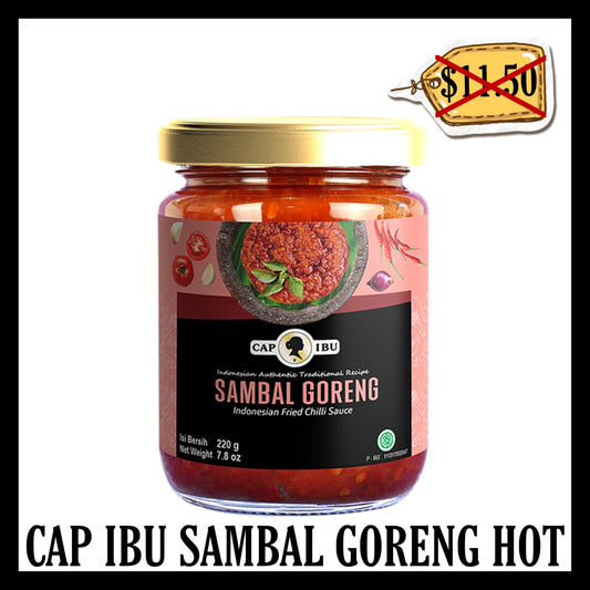 (SALE 20% OFF) Cap Ibu Sambal Goreng Hot (BB 23 NOV 2025)