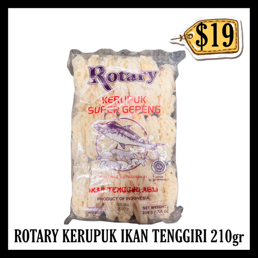 Rotary Kerupuk Ikan Tenggiri 210gr (BBD 25 JUL 2027)