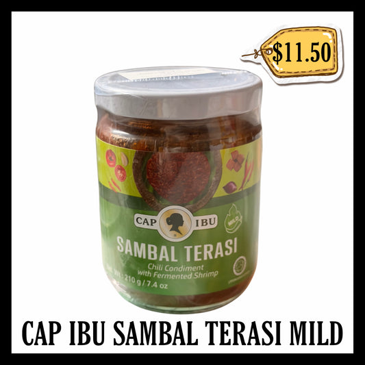 Cap Ibu Sambal Terasi Mild (BBD 04 FEB 2028)
