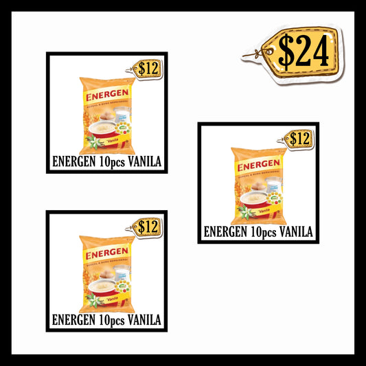 Energen 10pcs Vanila (BUY 2 GET 1 FREE) (BBD 09 APR 2027)