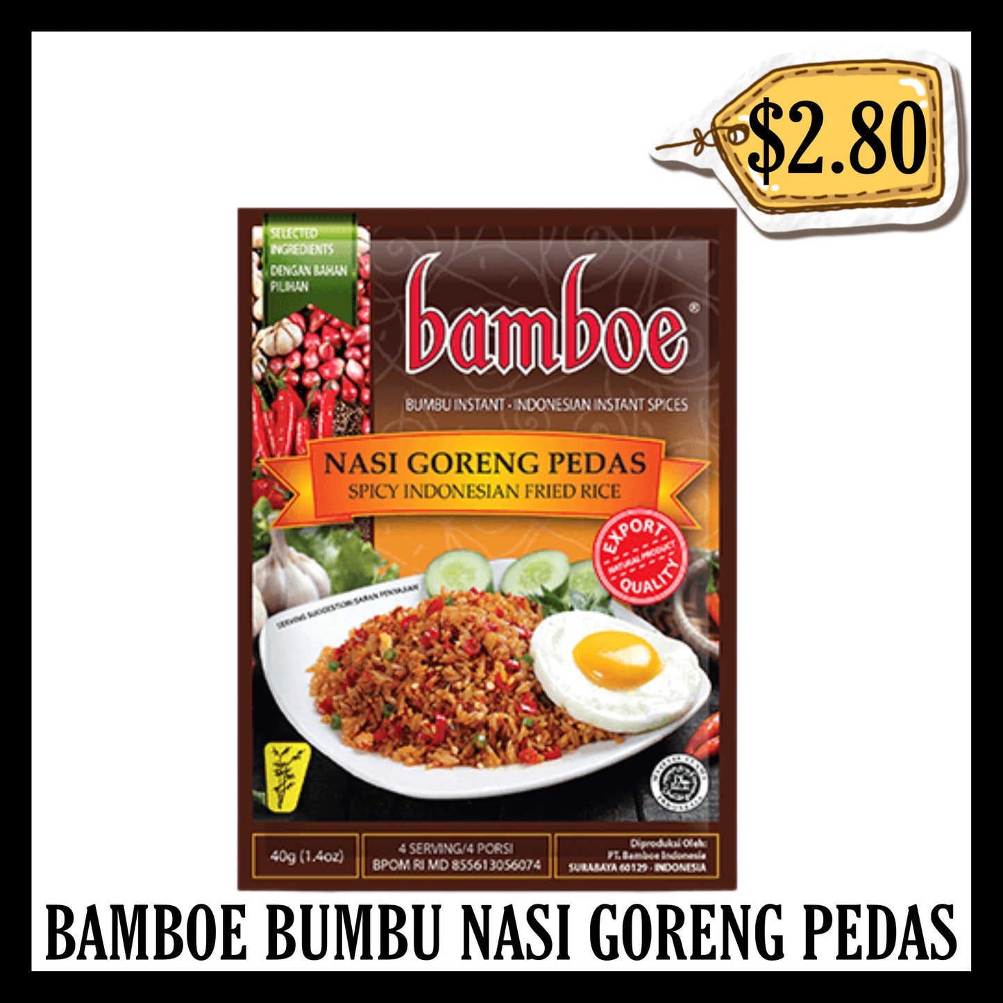 Bamboe Bumbu Nasi Goreng Pedas (BBD 29 OCT 2027)
