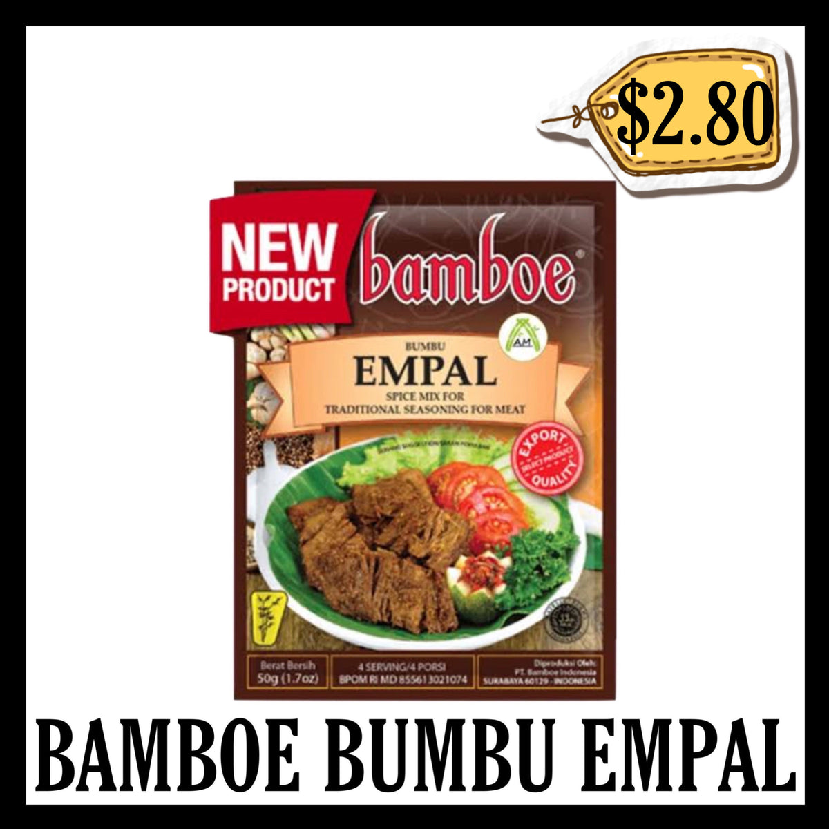 Bamboe Bumbu Empal (BBD 24 OCT 2027)