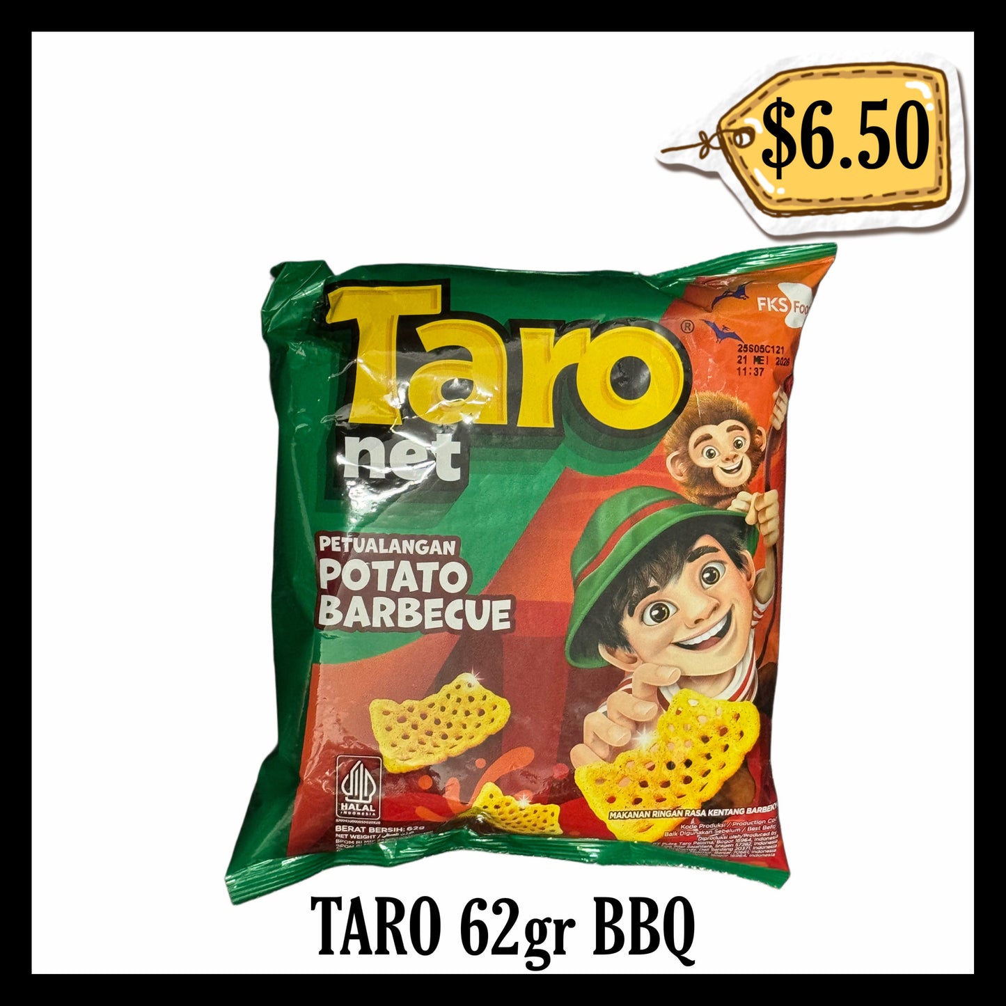 Taro 62gr Bbq (BBD 19 AUG 2028)