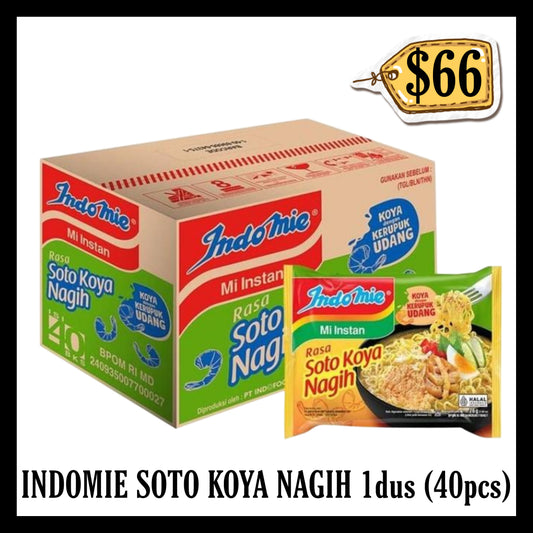 Indomie Kuah Soto Koya Nagih 1dus isi 40pcs (BBD 19 SEP 2026)