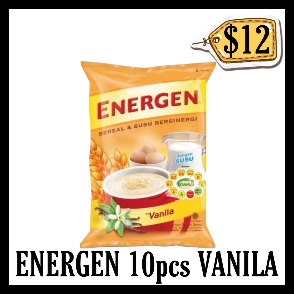 Energen 10pcs Vanila (BBD 09 APR 2027)