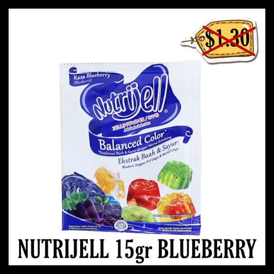 (SALE 30% OFF) Nutrijell 15gr Balance Blueberry (BB END JUN 2026)