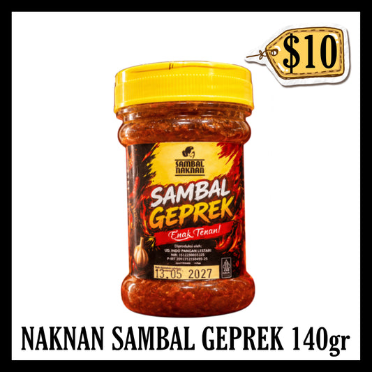 Naknan Sambal Geprek 140gr (BBD 13 MAY 2027)