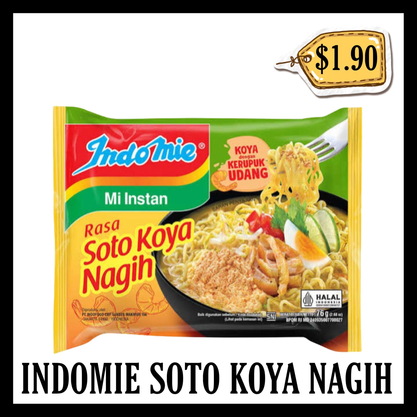 Indomie Kuah Soto Koya Nagih (BB 17 JAN 2026)