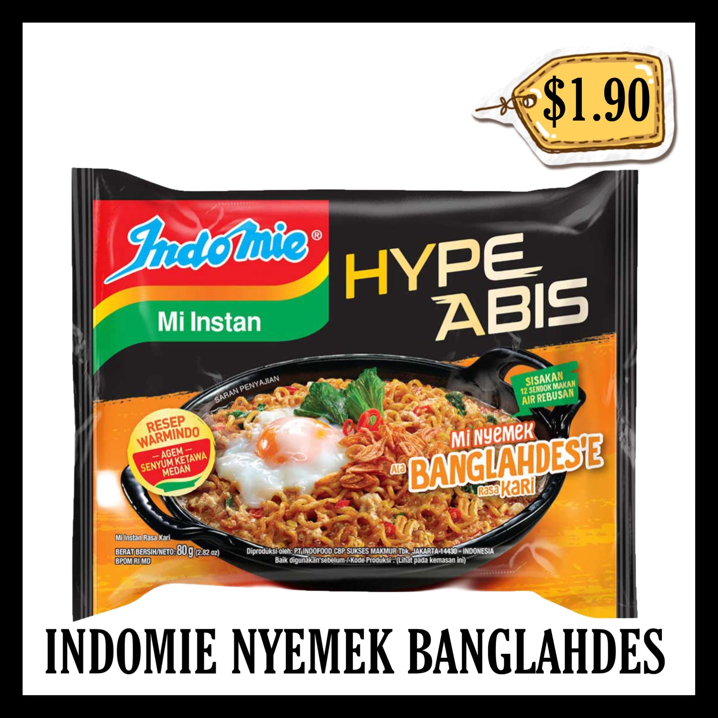 Indomie Kuah Mi Nyemek Ala Banglahdes Rasa Kari (BBD 11 AUG 2026)
