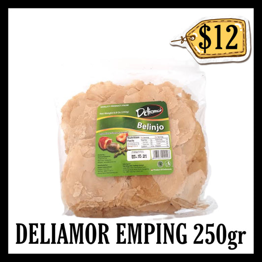 Deliamor Emping 250gr Uncooked (BBD 10 NOV 2027)
