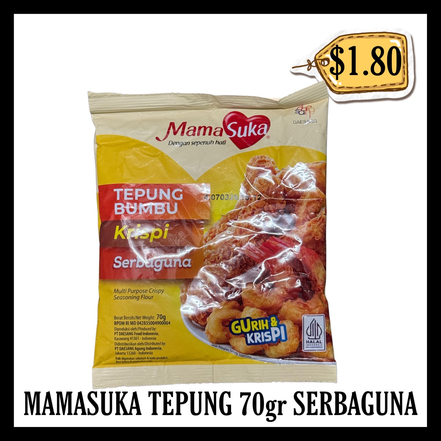 Mamasuka Tepung 70gr Serbaguna (BB 07 MAR 2026)
