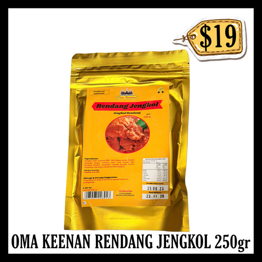 Oma Keenan Rendang Jengkol 250gr (BBD 23 NOV 2026)