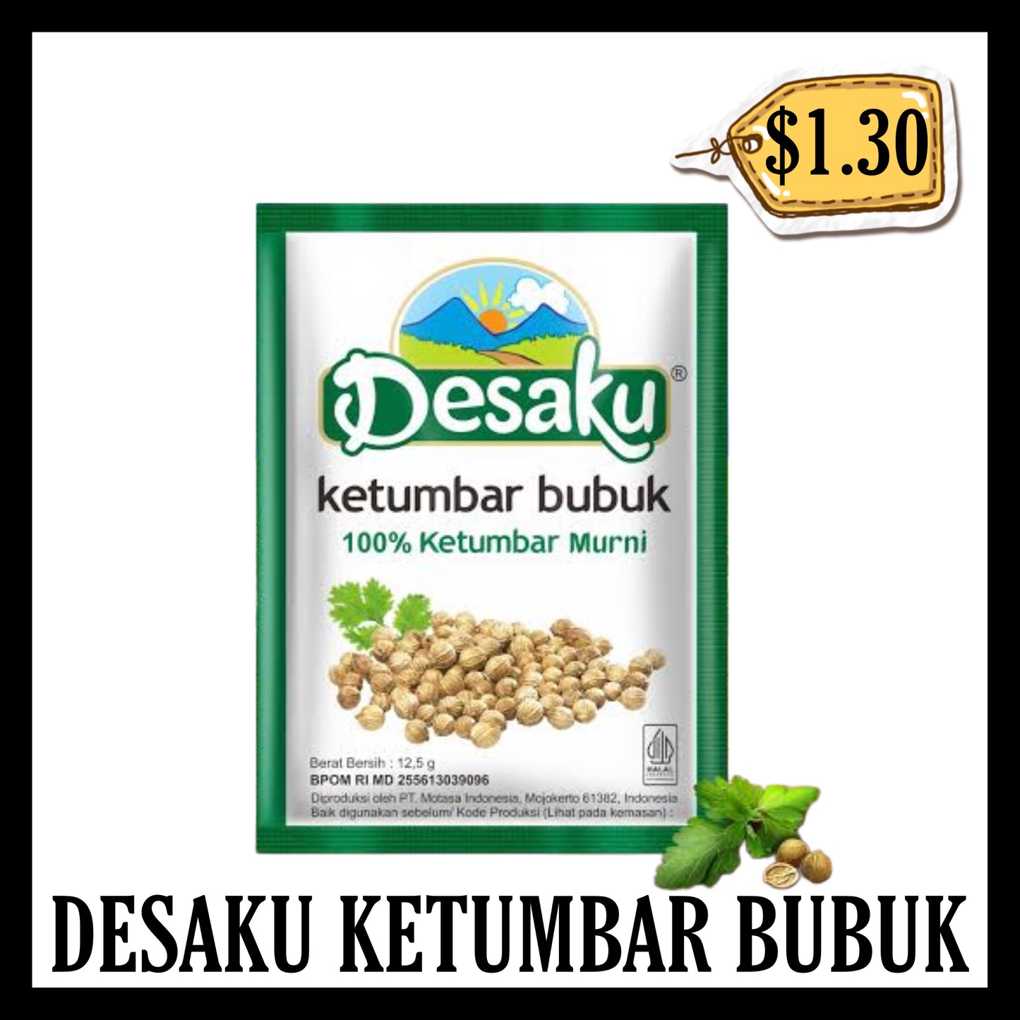 Desaku Ketumbar Bubuk (BBD END MAR 2028)