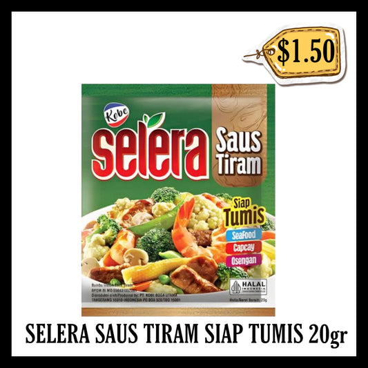 Kobe Selera Saus Tiram Siap Tumis 20gr (BBD 18 JAN 2027)