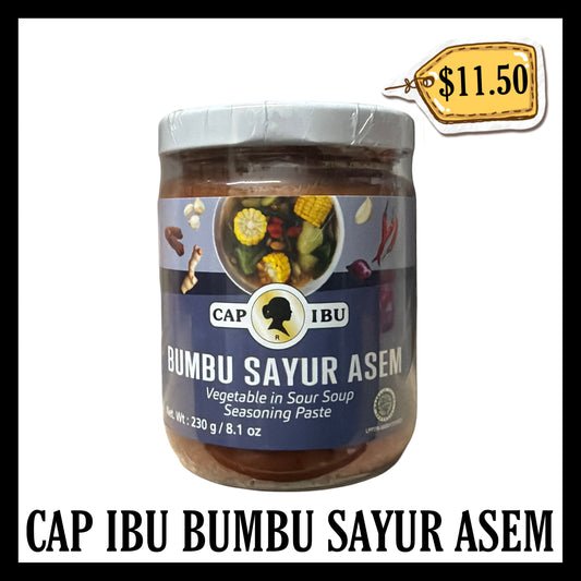 Cap Ibu Bumbu Jar Sayur Asem (BBD 29 APR 2027)