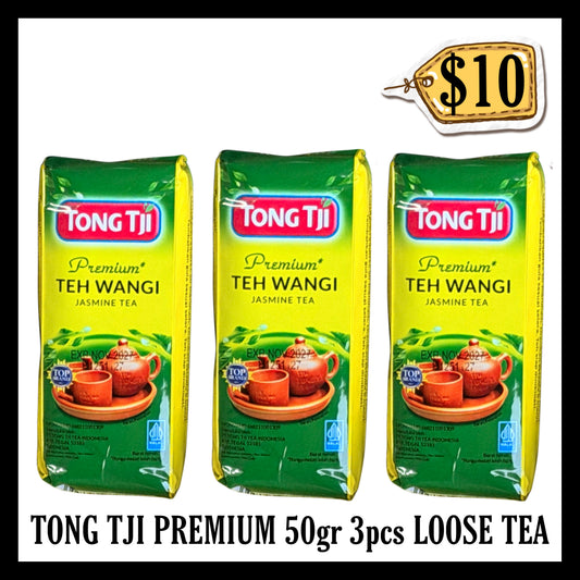 Tong Tji Premium Jasmine Tea Teh Wangi 50gr 3pcs ($10 BUNDLE DEALS) (BBD END NOV 2027)