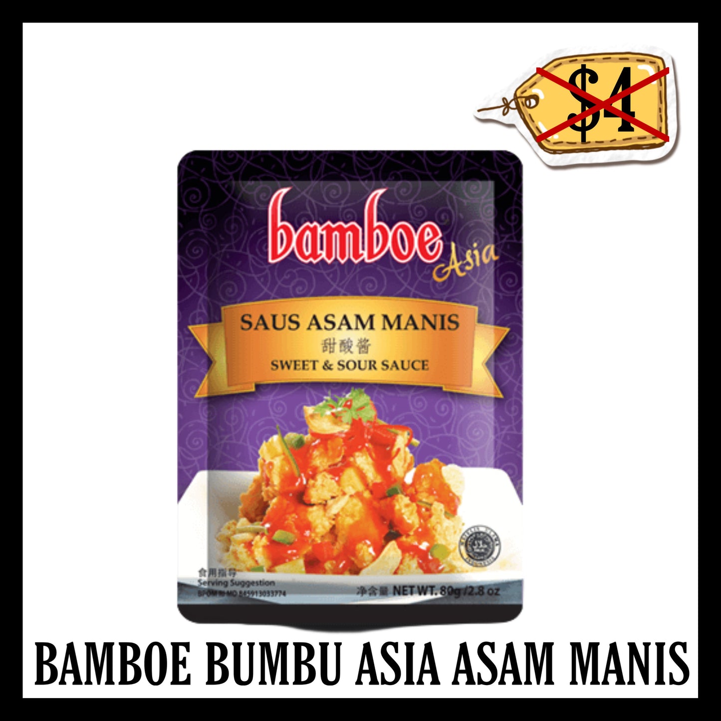 (BLACK FRIDAY SALE 30% OFF) Bamboe Bumbu Asia Saus Asam Manis (BBD 06 MAR 2026)