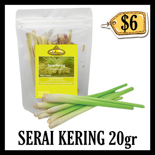 Edelweiss Serai Kering 20gr (BBD END JUN 2028)