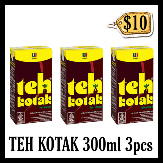 Teh Kotak 300ml Original 3pcs ($10 BUNDLE DEALS) (BBD 14 MAY 2027)