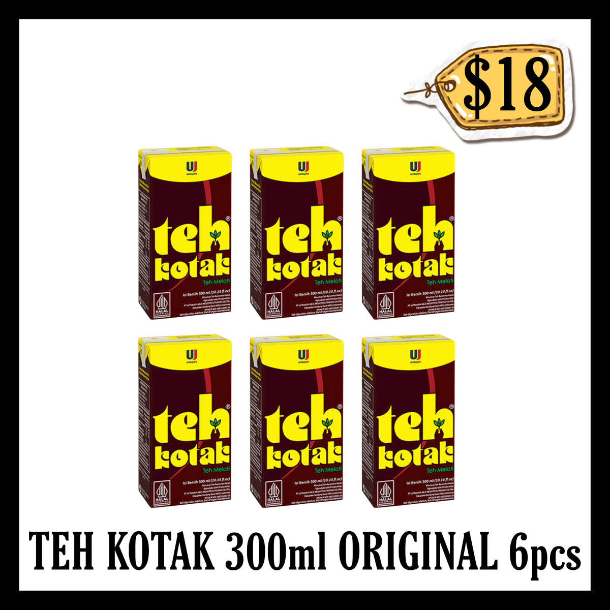 Teh Kotak 300ml Original 6pcs (BBD 14 MAY 2027)
