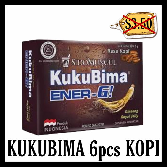 (BLACK FRIDAY SALE 30% OFF) Kukubima 6pcs Kopi (BBD END APR 2026)