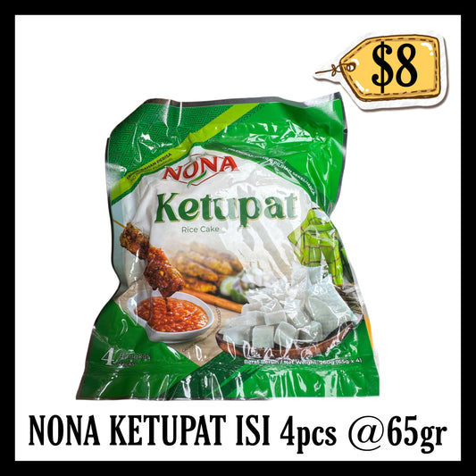 Nona Ketupat isi 4pcs @65gr (BBD 28 OCT 2027)