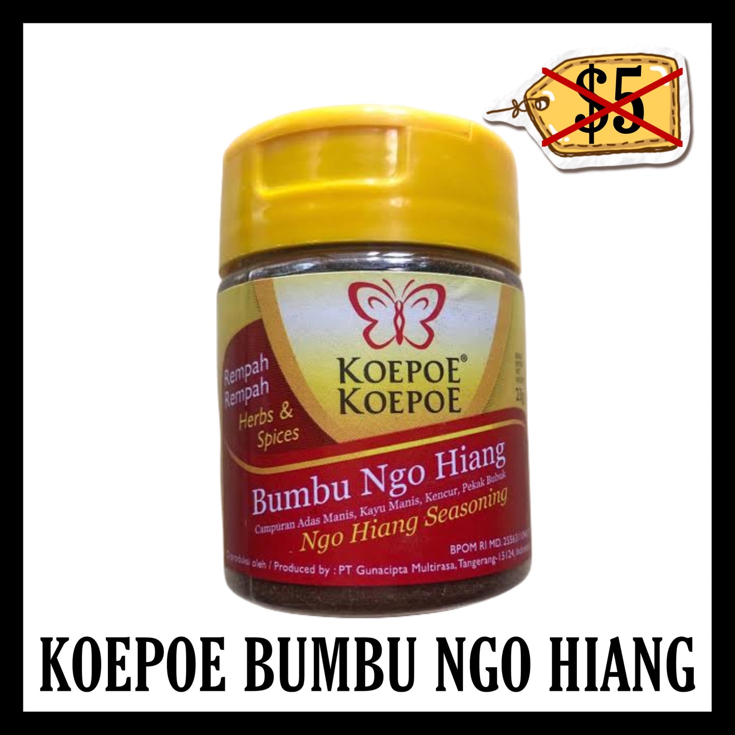 (BLACK FRIDAY SALE 30% OFF) Koepoe Koepoe Bumbu Ngo Hiang (BBD 01 FEB 2026)