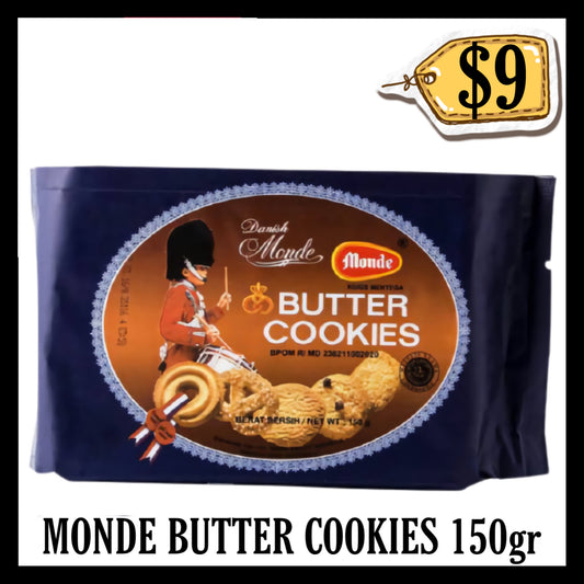 Monde Butter Cookies 150gr (BBD 25 MAY 2027)