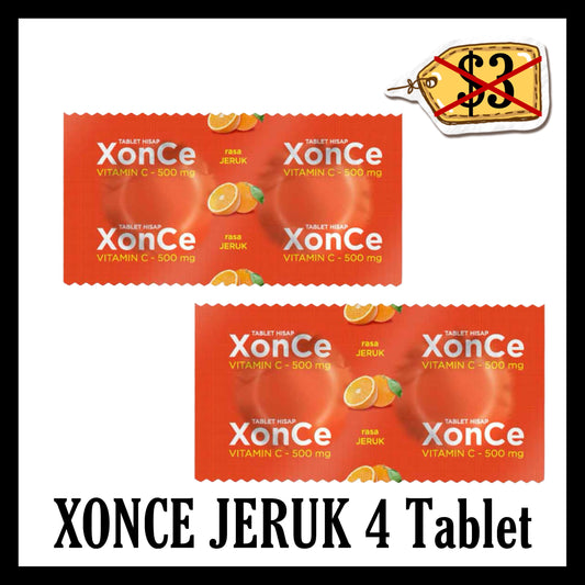 (BLACK FRIDAY SALE 30% OFF) Xonce Jeruk 4 Tablet (BBD END JAN 2026)