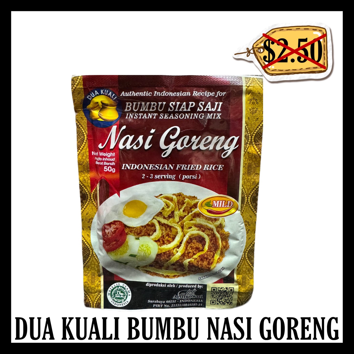 (BLACK FRIDAY SALE 30% OFF) Dua Kuali Bumbu Nasi Goreng (BBD 05 JAN 2026)
