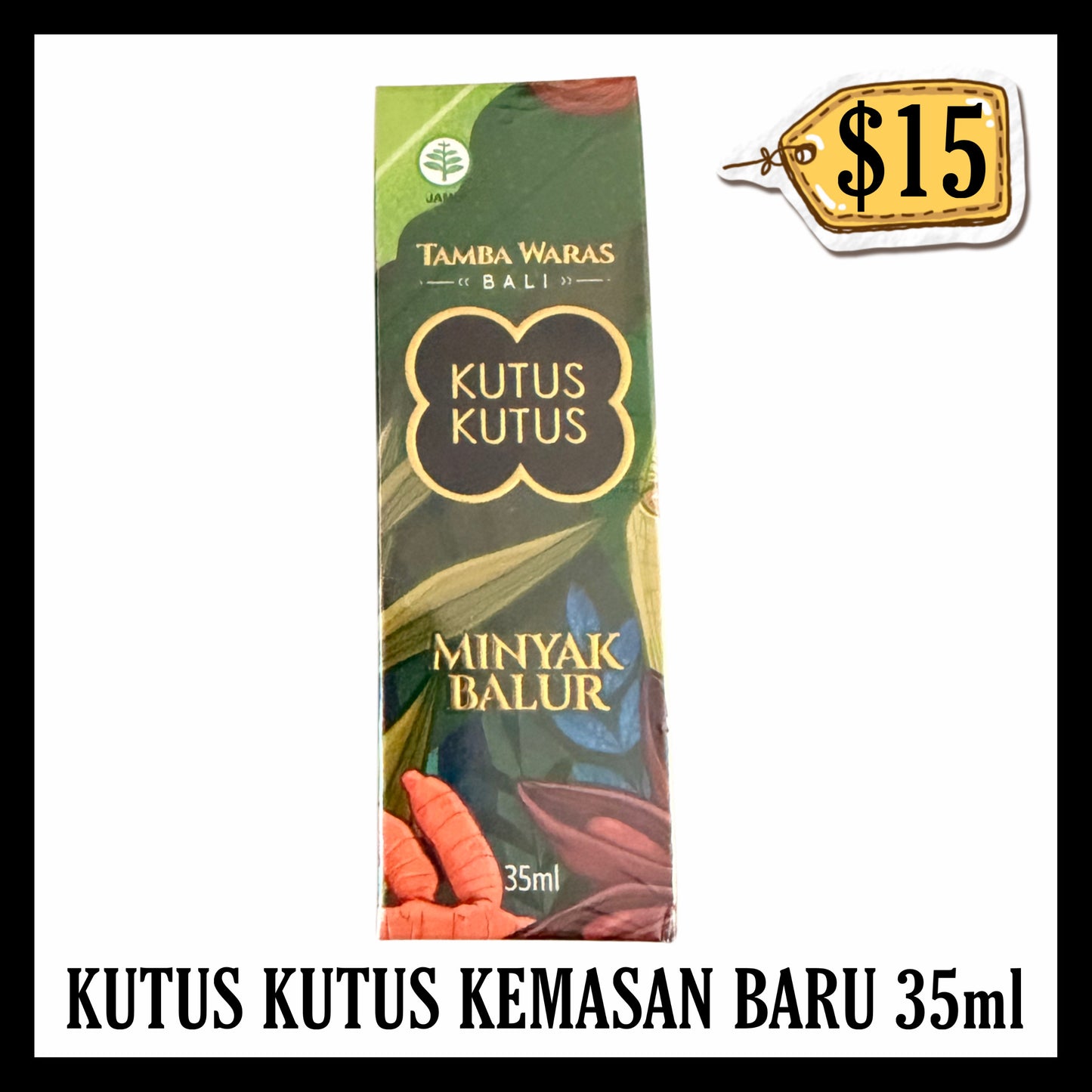 Minyak Kutus Kutus Kemasan Baru 35ml (BBD 28 MAR 2028)
