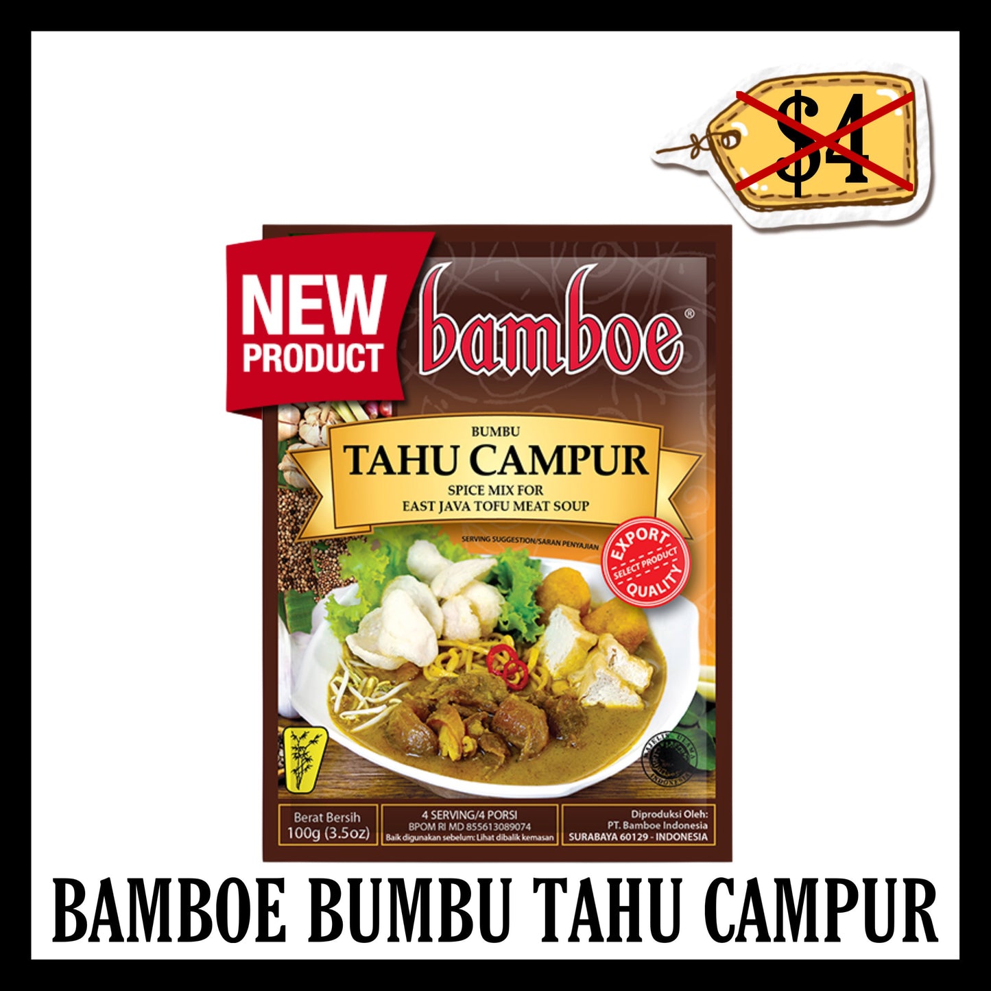 (BLACK FRIDAY SALE 30% OFF) Bamboe Bumbu Tahu Campur (BBD 05 JAN 2026)