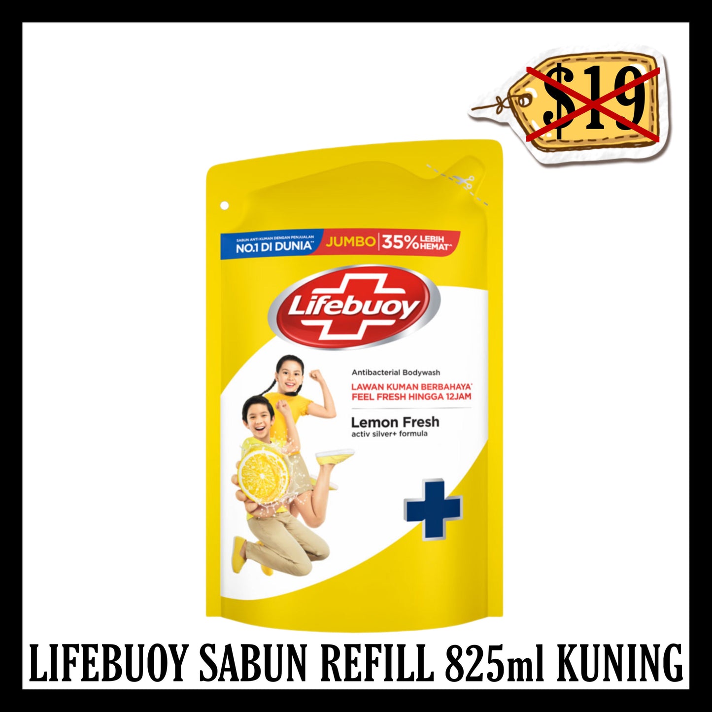 (BLACK FRIDAY SALE 30% OFF) Lifebuoy Sabun Refill 825ml Kuning (BBD 12 JAN 2026)