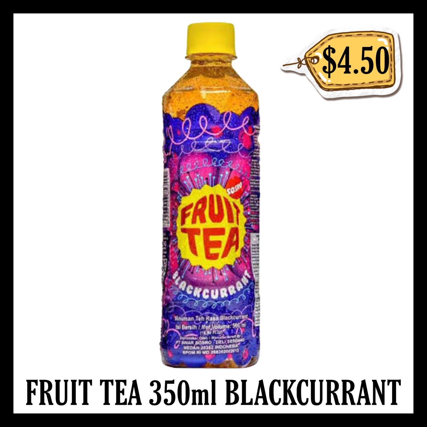 Fruit Tea 350ml Blackcurrant (BBD 17 JUL 2026)