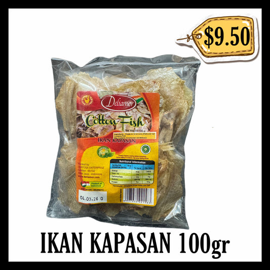 Deliamor Ikan Kapasan 100gr (BBD 25 SEP 2026)
