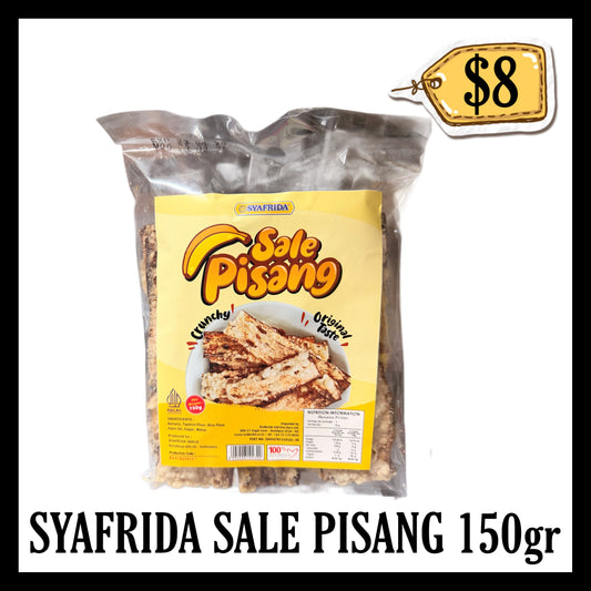 Syafrida Pisang Saleh 150gr (BBD 23 AUG 2026)