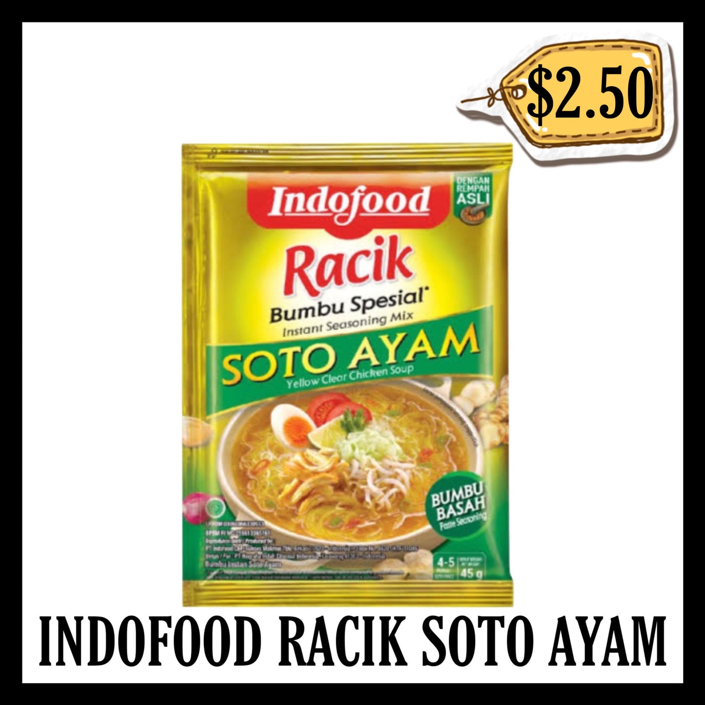 Indofood Racik Bumbu Soto Ayam (BBD 04 AUG 2026)